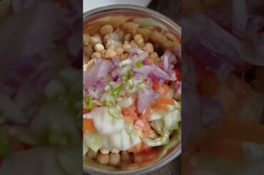 Healthy boil chickpea salad recipe#healthyfood#weightlossrecipes#shortvideo