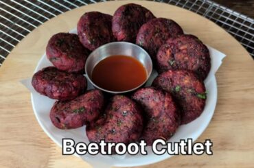 Beetroot Cutlet Recipe! Healthy Beetroot Snacks! Vegetarian Recipes!
