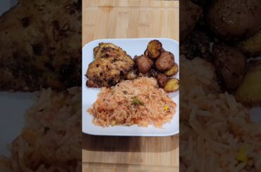 Air fryer | Roast Chicken and Potatoes | Healthy Lunch | Chicken and vegetable | Easy dinner