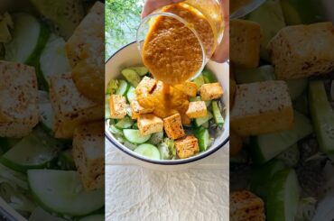 Day 21/30 #saladrecipe #viral #weightloss #recipe #highproteinsalad #healthyfood #fitness #food