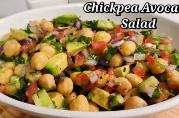 Chickpea Avocado Salad | Healthy Salad Recipe | Protein Rich Weightloss Salad