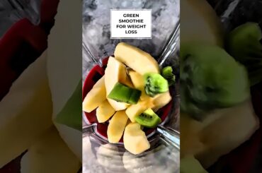 Green Smoothie Recipes: Best Green Detox Smoothie Recipe For Weight Loss #short