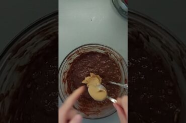 Healthy chocolate mousse recipe with protein powder #shorts #recipe