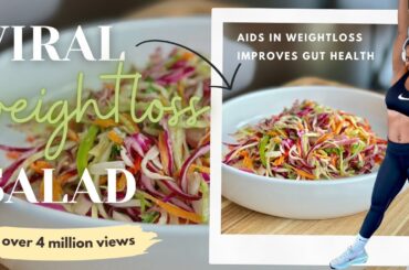 Cabbage Slaw | Viral Weight Loss Salad | Boost Digestion & Improve Health with This Easy Recipe