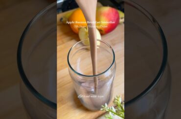 Apple banana smoothie #breakfastsmoothie #nosugar #healthyrecipes #healthy#weightloss