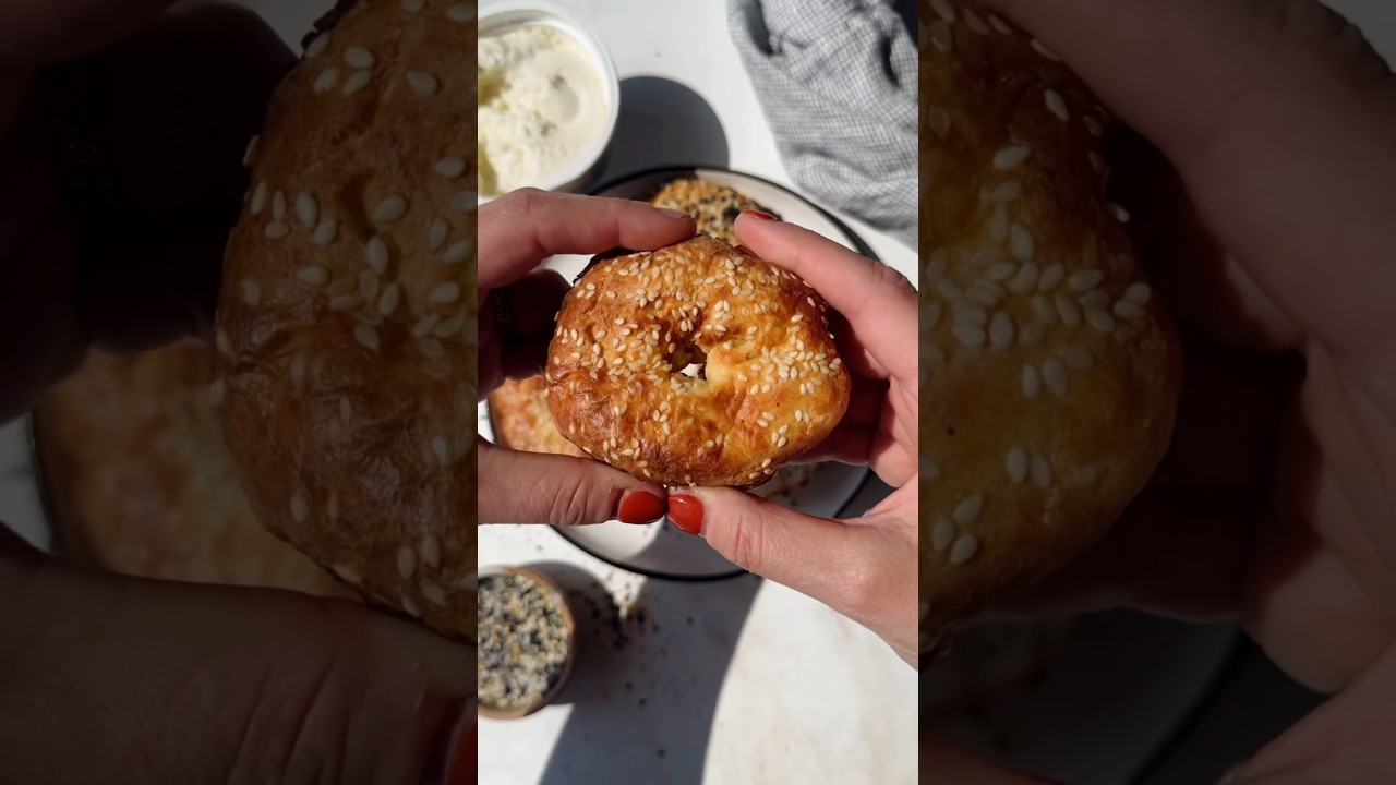 Air Fryer Protein Bagels #easyrecipe #fallfeasts #recipe #fallflavors #baking Air Fryer Protein Bagels #easyrecipe #fallfeasts #recipe #fallflavors #baking