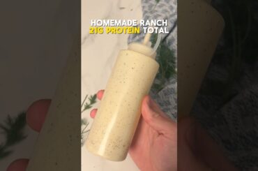 Sauces to save your diet: high protein low calorie ranch