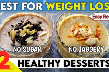 4 Ingredients Healthy Dessert Recipe| Perfect for Weight Loss| Enjoy high Protein snacks| Guilt-free