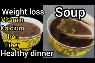 Zero Oil Vegetable Ragi Soup Recipe for Weight Loss | Healthy Millets Soup | Diet-Friendly Recipe