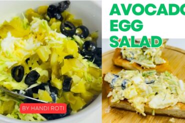 AVOCADO EGG SALAD | Healthy Salad for weight loss