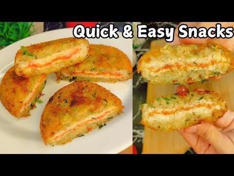 Easy Recipe with Bread|Quick & Easy Snacks | Bread Potato Snacks|Potato Crunchy Burger@Bismillah391 Easy Recipe with Bread|Quick & Easy Snacks | Bread Potato Snacks|Potato Crunchy Burger@Bismillah391