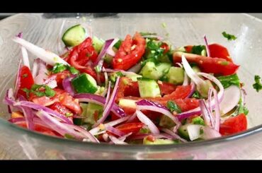 Cucumber Tomato Salad for Weight Loss | Healthy Diet | Salad Recipes