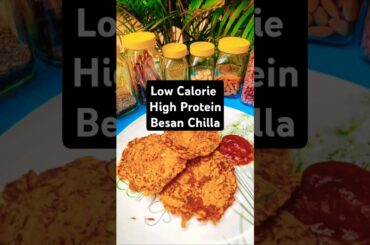 Besan Chilla | Low Calorie Besan Chilla #shorts  #journeywithbraj @BristiHomeKitchen