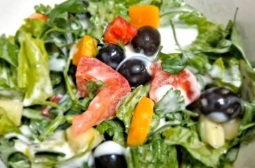 vegetables salad recipe |weight loss salad recipe for dinner/lunch