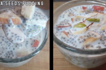 Weight Loss Recipie for Breakfast || Chia Seeds Apple Pudding || Yummy and Healthy