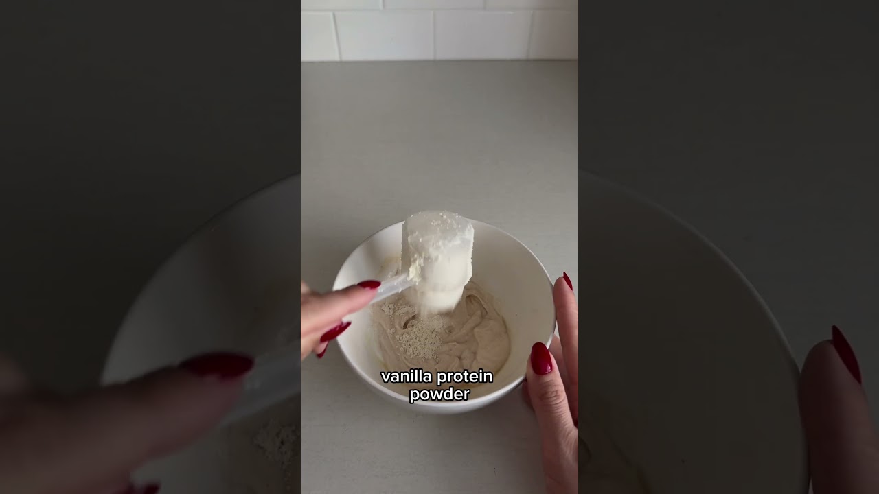 Protein cookie dough snack #healthyeating #highproteinsnack #cookiedough #sweetsnack #healthyrecipes Protein cookie dough snack #healthyeating #highproteinsnack #cookiedough #sweetsnack #healthyrecipes