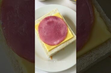 corn cheese ham sandwich #cooking #food #recipe #tutorial #healthy #shorts #youtubeshorts #breakfast