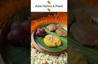 Aloo ka halwa Kuttu ki poori navratri special fasting recipe healthy