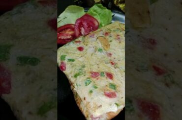 Cheesy Bread Omelette Sandwich| tasty Breakfast| Food Planet