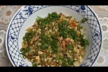 Healthy salad recipe with sprouts|Sprouts salad recipe