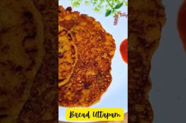 bread uttapam recipe | instant bread dosa recipe | instant uttapam | Bread Uttapam! #breadrecipe