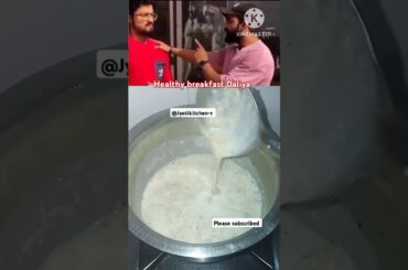 Morning Breakfast Healthy Weight Loss meal Daliya #niteshsoni #shorts #shortsfeed #ytshorts