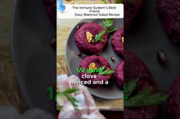 5-Minute Beetroot Salad Recipe #beetrootrecipe #beetroot #healthy #shorts