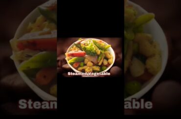 Steamed vegetable Recipe | low calorie recipes | healthy eating | weight loss journey |