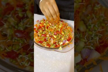 Diabetic Friendly Sprouts Salad Recipe Healthy Weight Loss Recipe Moong Bean Sprouts Salad#shorts