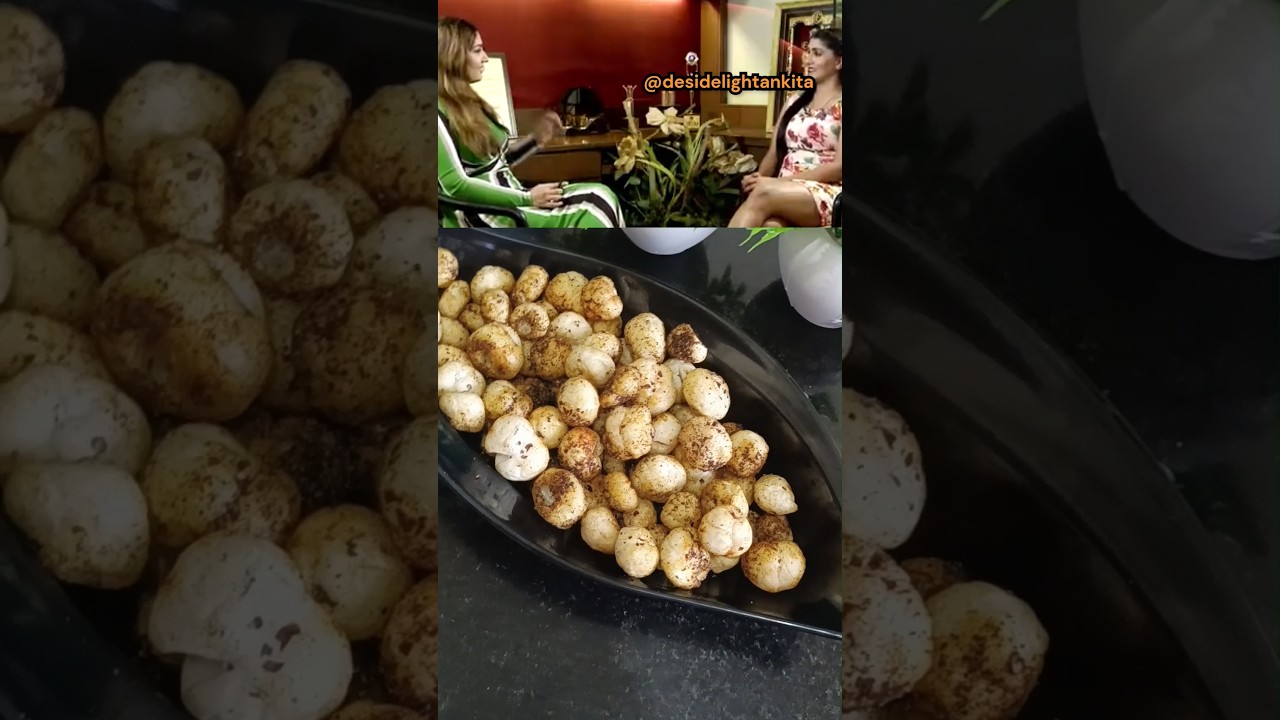 Raveena Tandon ka low calorie snacks – Roasted Makhana #shorts #snacks Raveena Tandon ka low calorie snacks - Roasted Makhana #shorts #snacks