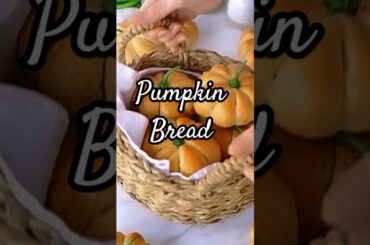 Pumpkin shape bread Cupcakes/Halloween #shorts