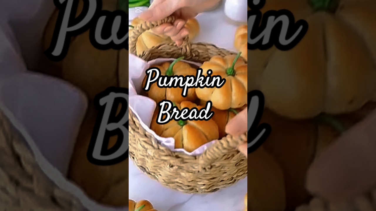 Pumpkin shape bread Cupcakes/Halloween #shorts Pumpkin shape bread Cupcakes/Halloween #shorts
