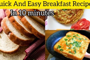 Easy Breakfast ideas | Quick & Simple Breakfast Recipes | Healthy Breakfast Recipes | Food Recipes |