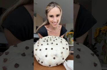 Chocolate chip sourdough AND homemade whipped vanilla brown butter #sourdough #sourdoughbread #bread