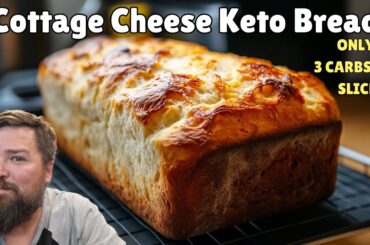 Cottage Cheese Bread Loaf! Low Carb high protein bread, Healthy!