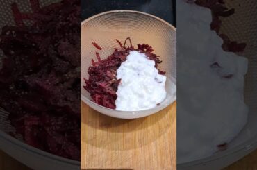 Best way to eat salad - thyroid, PCOD dite recipe #shorts #healthysalad #beetroot