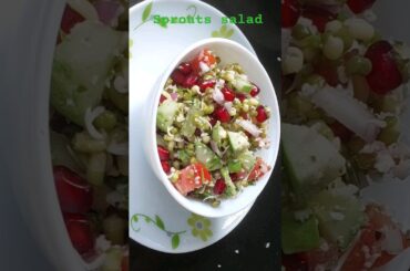 Weight loss recipe #Proteinrich sproutssalad #Weightlossrecipe#indian#healthy #food #shorts.