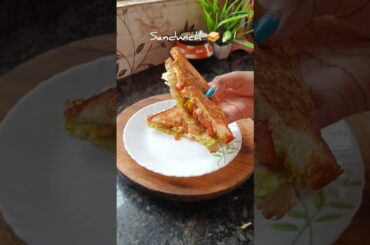 Viral easy and healthy veg sandwich #shorts #foodchallenge #sandwichrecipe #vegsandwich #breadrecipe