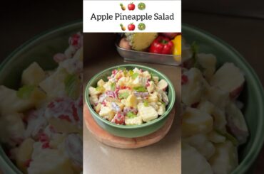 Pen Pineapple apple salad #healthy #navratre #navratra #salads