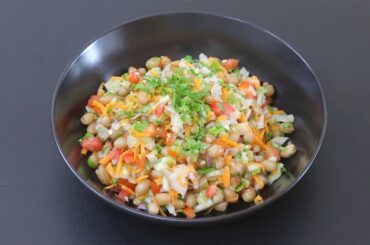 High Protein Salad - No Oil Salad | Skinny Recipes