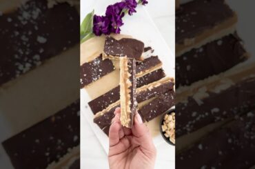 Healthy Homemade Snickers Bars #snickers #dessert #fooddolls