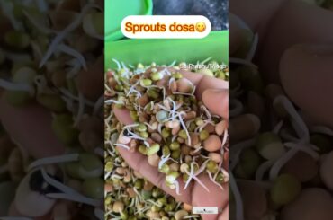 Sprouts Dosa Recipe | Healthy & Tasty Breakfast Idea  #trendingshorts#breakfast #recipe#viralreels