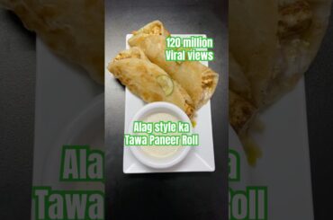 Paneer recipe Tawa Paneer Roll high protein healthy dinner @786TastyCooking  #shorts #viralvideo