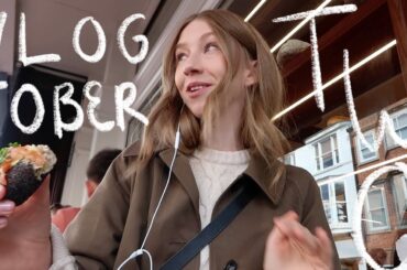 studying, sourdough recipes and health update | VLOGTOBER