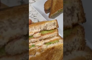 Tasty and healthy Avocado Sandwich #food #recipe #cooking #avocado #avocadotoast #sandwich