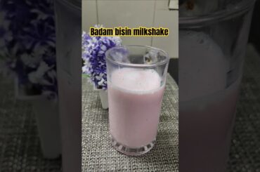 Badam bisin milkshake #food #healthy #cooking