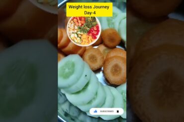 Weight loss Journey Day-4 #youtubeshorts  #food #recipe #diet #cooking #health #youtubevideo
