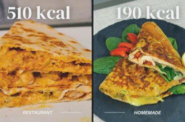 How to make a quesadilla { from Taco Bell } healthy and low in calories