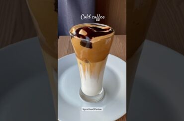 Special Cold coffee recipe | iced coffee #iqrafoodfusion #viralshorts #shorts