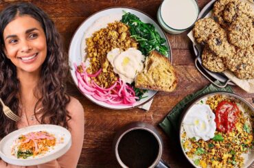 5 EASY BREAKFASTS (plant-based & high-protein)